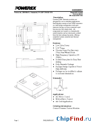 Datasheet QIS0660001 manufacturer Powerex