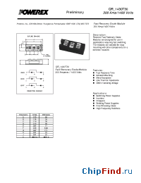 Datasheet QRD1430T30 manufacturer Powerex
