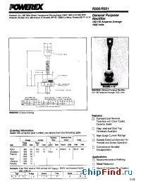 Datasheet R5000810 manufacturer Powerex