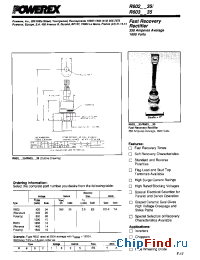 Datasheet R6030835ESYA manufacturer Powerex