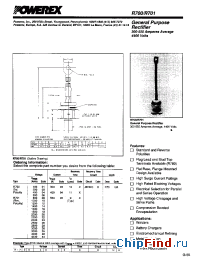 Datasheet R7000204 manufacturer Powerex