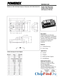Datasheet RM400HA-34S manufacturer Powerex