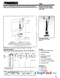 Datasheet T5000840 manufacturer Powerex