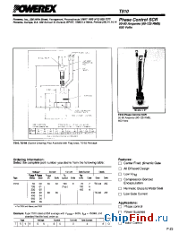 Datasheet T5100080 manufacturer Powerex