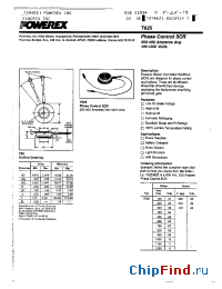 Datasheet T6250130 manufacturer Powerex