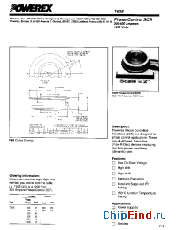 Datasheet T6250630 manufacturer Powerex