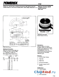 Datasheet T7200245 manufacturer Powerex