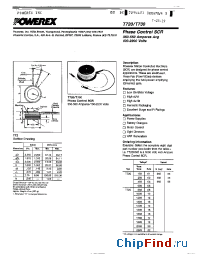 Datasheet T7300445 manufacturer Powerex