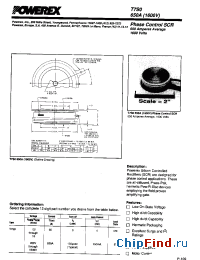 Datasheet T7S0126504DN manufacturer Powerex