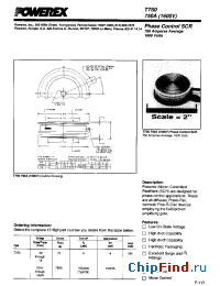 Datasheet T7S0--75-1600V manufacturer Powerex