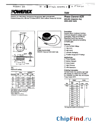 Datasheet T8202250 manufacturer Powerex