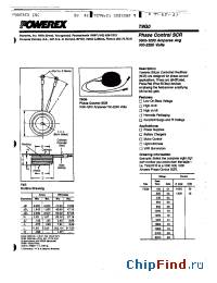 Datasheet T9G00410 manufacturer Powerex