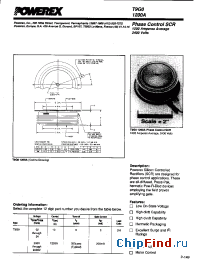 Datasheet T9G0101203DH manufacturer Powerex