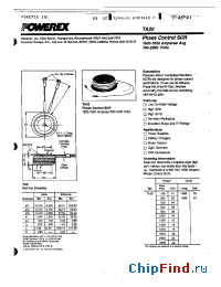 Datasheet TA201418 manufacturer Powerex