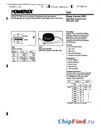 Datasheet TD203628 manufacturer Powerex