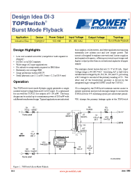 Datasheet DI-3 manufacturer Power Integrations