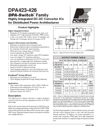 Datasheet DPA424 manufacturer Power Integrations