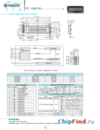 Datasheet PC-1602H manufacturer Powertip