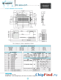 Datasheet PC2004-C-PI manufacturer Powertip