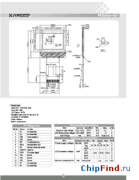 Datasheet PE10264-001 manufacturer Powertip