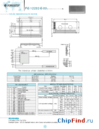 Datasheet PG12232-E-33 manufacturer Powertip