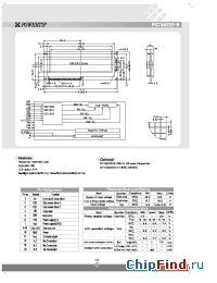 Datasheet PG16032-B manufacturer Powertip