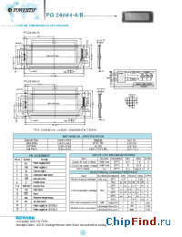 Datasheet PG24064-B manufacturer Powertip