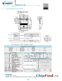 Datasheet PG9732-B manufacturer Powertip
