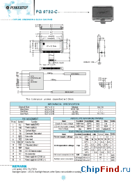 Datasheet PG9732-C manufacturer Powertip