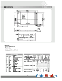 Datasheet PH320240-A manufacturer Powertip