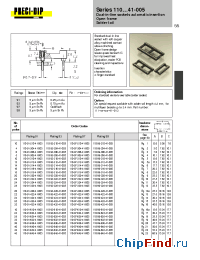 Datasheet 110-91-210-41-005 manufacturer Precid-Dip