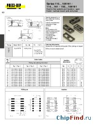Datasheet 110-Z1-316-41-105161 manufacturer Precid-Dip