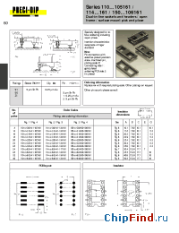 Datasheet 150-91-308-00-106161 manufacturer Precid-Dip