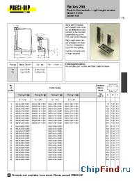 Datasheet 299-91-316-11-001 производства Precid-Dip