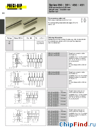 Datasheet 351-10-116-00-003 manufacturer Precid-Dip