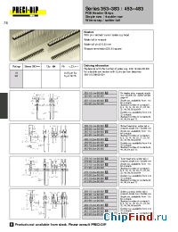 Datasheet 463-10-216-00-001 manufacturer Precid-Dip