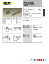 Datasheet 499-93-216-10-009 manufacturer Precid-Dip