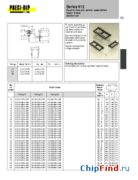 Datasheet 612-93-610-41-001 manufacturer Precid-Dip