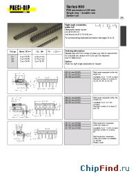 Datasheet 801-91-016-20-001 manufacturer Precid-Dip