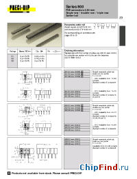 Datasheet 801-93-016-10-012 manufacturer Precid-Dip