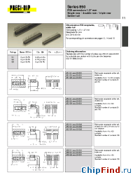 Datasheet 851-91-016-20-001 manufacturer Precid-Dip