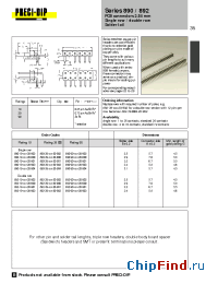Datasheet 892-19-024-20-903 производства Precid-Dip