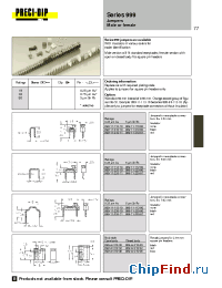 Datasheet 999-11-210-02 manufacturer Precid-Dip