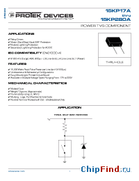 Datasheet 15KP120 manufacturer Protek