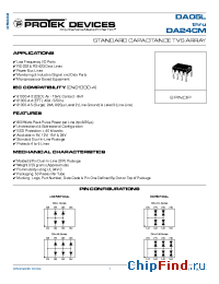 Datasheet DA24M manufacturer Protek