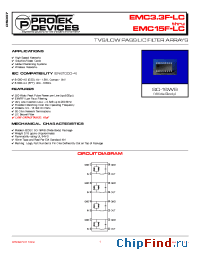 Datasheet EMC15F-LC manufacturer Protek