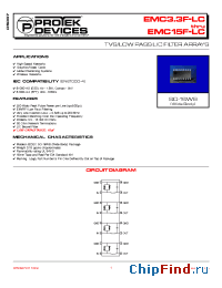 Datasheet EMC5.0F-LC manufacturer Protek
