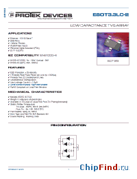 Datasheet ESOT3.3LC-2 manufacturer Protek