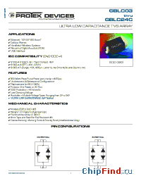 Datasheet GBLC08C manufacturer Protek