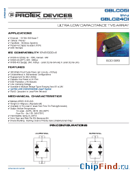 Datasheet GBLC12I manufacturer Protek